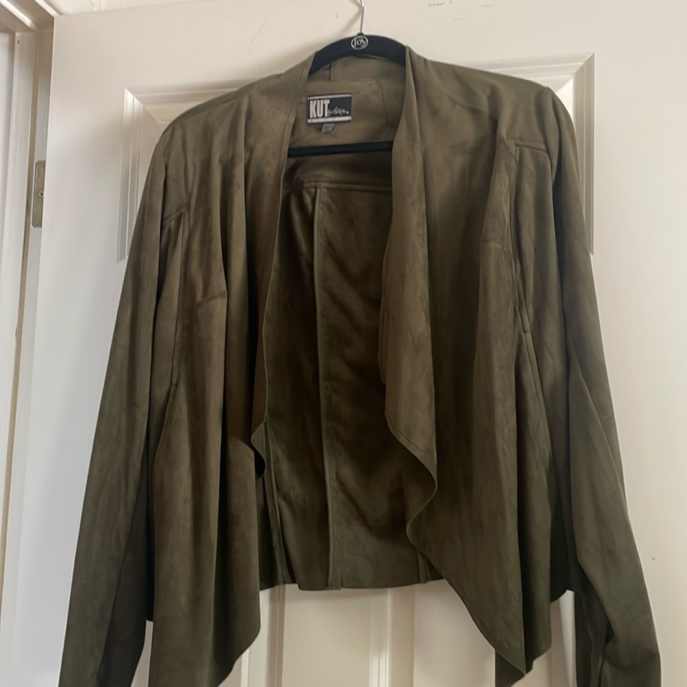 Suede-Like Jacket